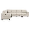 9650BE Seating-Walterboro Collection 5-Piece Sectional with Stora...
