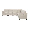 9650BE Seating-Walterboro Collection 5-Piece Sectional with Stora...