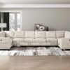 9650BE Seating-Walterboro Collection 5-Piece Sectional with Stora...