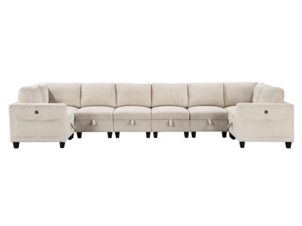 9650BE*8SC 8-Piece Sectional with Stora...