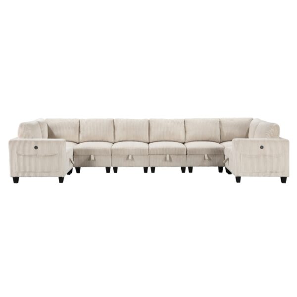 9650BE*8SC 8-Piece Sectional with Stora...