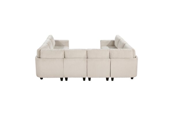 9650BE Seating-Walterboro Collection 5-Piece Sectional with Stora...