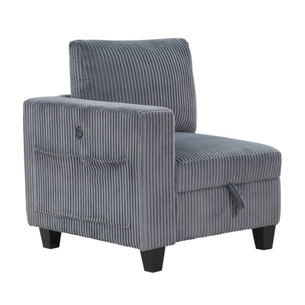9650DG-3* Sofa with Storage, Storage P...