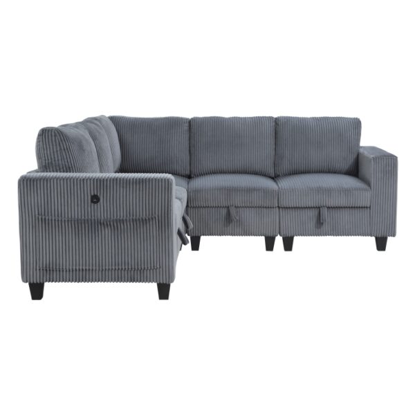 9650DG*5SC 5-Piece Sectional with Stora...