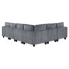 9650DG Seating-Walterboro Collection 5-Piece Sectional with Stora...