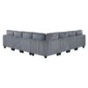 9650DG Seating-Walterboro Collection 5-Piece Sectional with Stora...