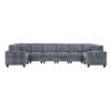 9650DG Seating-Walterboro Collection 5-Piece Sectional with Stora...