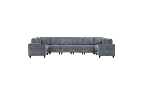 9650DG Seating-Walterboro Collection 5-Piece Sectional with Stora...