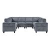 9650DG Seating-Walterboro Collection 5-Piece Sectional with Stora...