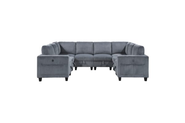 9650DG Seating-Walterboro Collection 5-Piece Sectional with Stora...