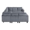 9650DG Seating-Walterboro Collection 5-Piece Sectional with Stora...