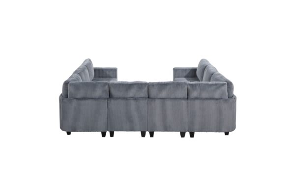 9650DG Seating-Walterboro Collection 5-Piece Sectional with Stora...