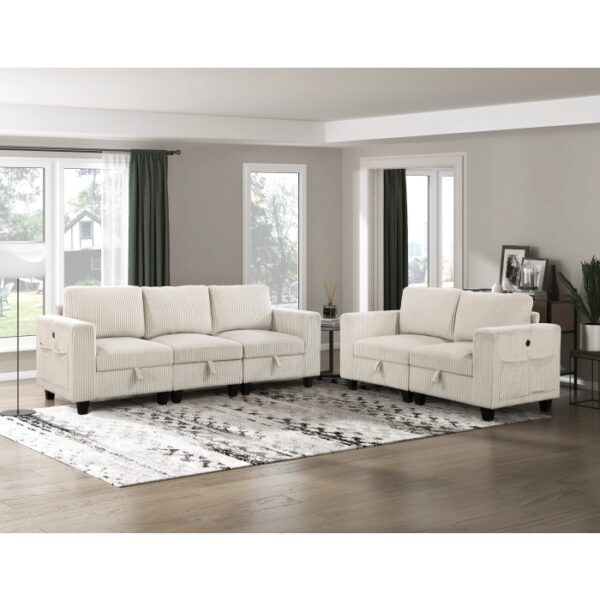 9650NBE-3* Sofa with Storage, Storage P...