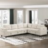 9650NBE Seating-Walterboro Collection 5-Piece Sectional with Stora...