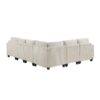 9650NBE Seating-Walterboro Collection 5-Piece Sectional with Stora...