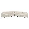 9650NBE Seating-Walterboro Collection 5-Piece Sectional with Stora...