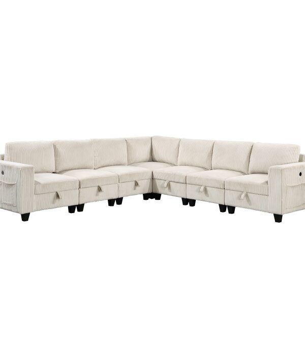 9650NBE*7SC 7-Piece Sectional with Stora...