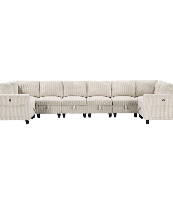 9650NBE*8SC 8-Piece Sectional with Stora...