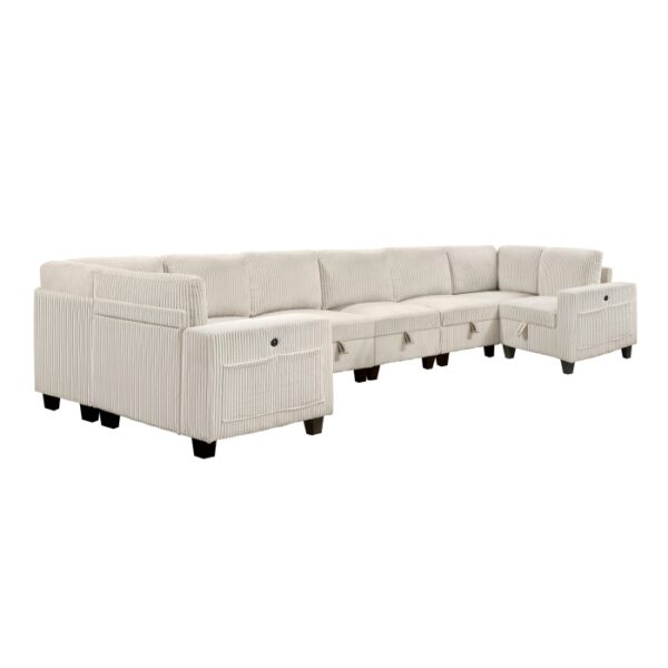 9650NBE*8SC 8-Piece Sectional with Stora...