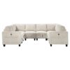 9650NBE Seating-Walterboro Collection 5-Piece Sectional with Stora...