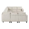 9650NBE Seating-Walterboro Collection 5-Piece Sectional with Stora...