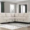 9650NBE Seating-Walterboro Collection 5-Piece Sectional with Stora...