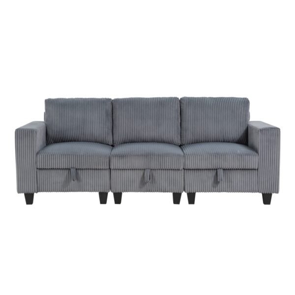9650NDG-3* Sofa with Storage, Storage P...