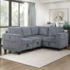 9650NDG Seating-Walterboro Collection 5-Piece Sectional with Stora...