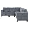 9650NDG*6SC 6-Piece Sectional with Stora...