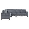 9650NDG Seating-Walterboro Collection 5-Piece Sectional with Stora...