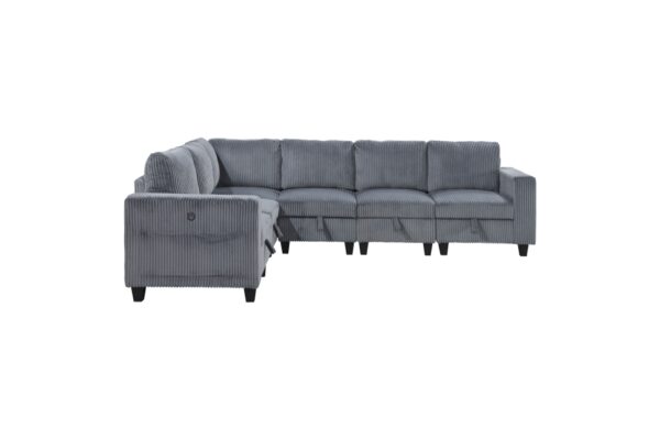 9650NDG Seating-Walterboro Collection 5-Piece Sectional with Stora...