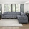 9650NDG Seating-Walterboro Collection 5-Piece Sectional with Stora...