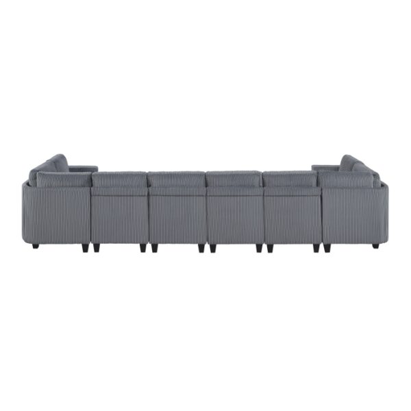 9650NDG*8SC 8-Piece Sectional with Stora...