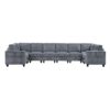 9650NDG Seating-Walterboro Collection 5-Piece Sectional with Stora...