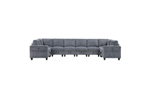 9650NDG Seating-Walterboro Collection 5-Piece Sectional with Stora...