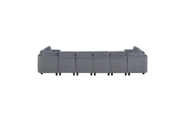 9650NDG Seating-Walterboro Collection 5-Piece Sectional with Stora...