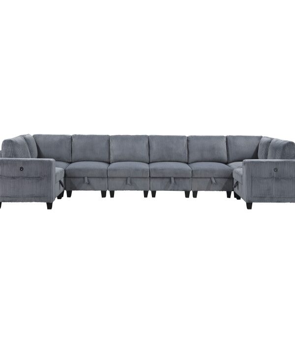 9650NDG*8SC 8-Piece Sectional with Stora...