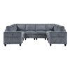 9650NDG Seating-Walterboro Collection 5-Piece Sectional with Stora...
