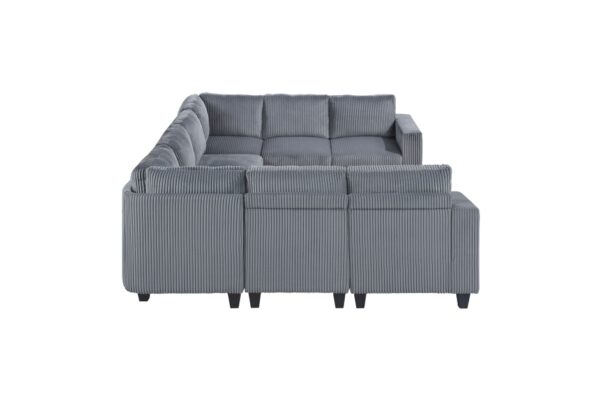 9650NDG Seating-Walterboro Collection 5-Piece Sectional with Stora...