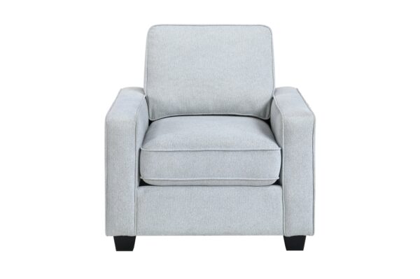 9660GY Seating-Gael Collection 2pc Set: Sofa, Love