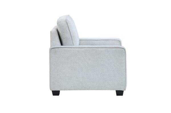 9660GY Seating-Gael Collection 2pc Set: Sofa, Love