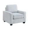 9660GY Seating-Gael Collection 2pc Set: Sofa, Love