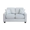 9660GY Seating-Gael Collection 2pc Set: Sofa, Love