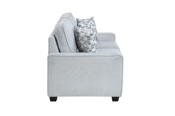 9660GY Seating-Gael Collection 2pc Set: Sofa, Love