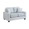 9660GY Seating-Gael Collection 2pc Set: Sofa, Love