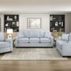 9660GY Seating-Gael Collection 2pc Set: Sofa, Love