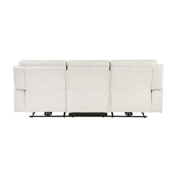 9670BE-3PWH Power Double Reclining Sofa ...