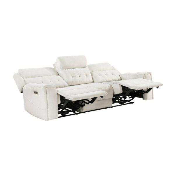 9670BE-3PWH Power Double Reclining Sofa ...