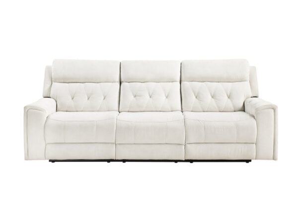 9670BE-3PWH Power Double Reclining Sofa ...