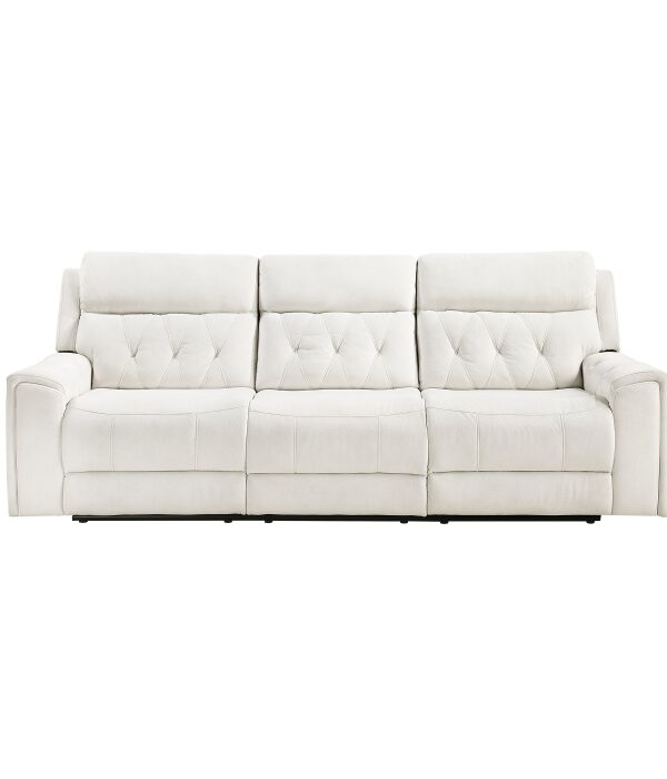 9670BE-3PWH Power Double Reclining Sofa ...